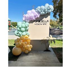 Birthday Decorations Backdrops Balloons 