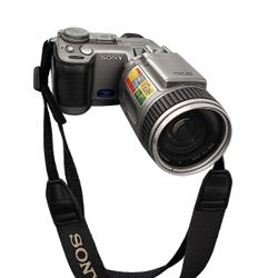 Sony Digital Still Camera with Video Recording Capability – Bridge Digital Camera