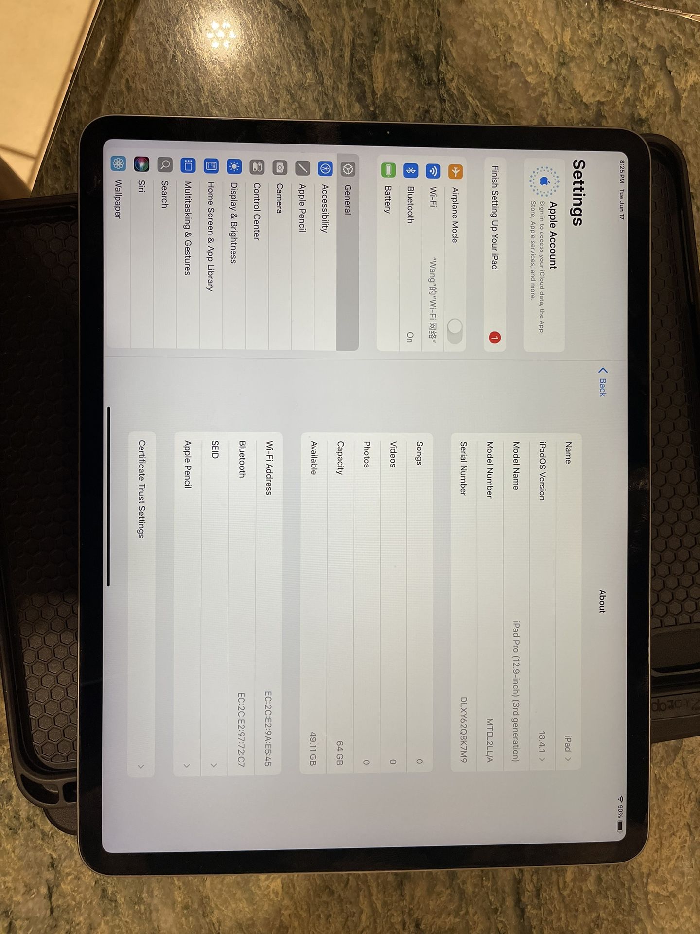 iPad Pro 12.9 WiFi