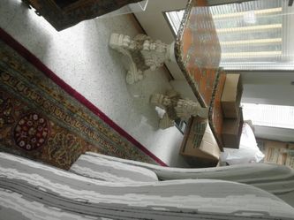 Set of 2 marble end tables