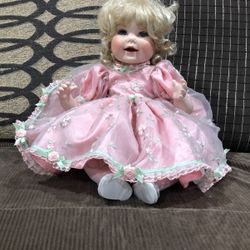 Vintage Porcelain  Doll  2002