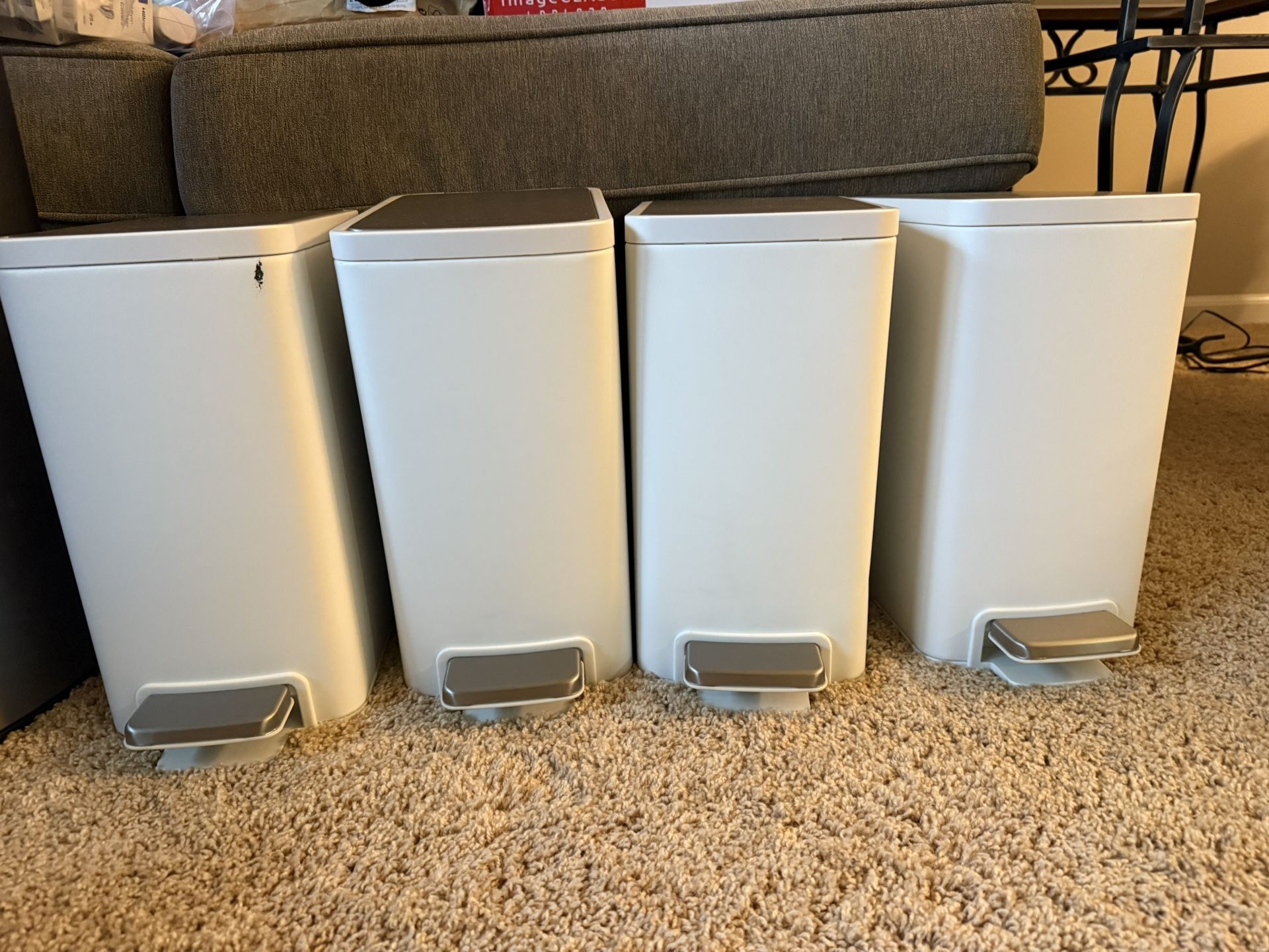 Kohler 6L Step Trash Cans (4 of them)