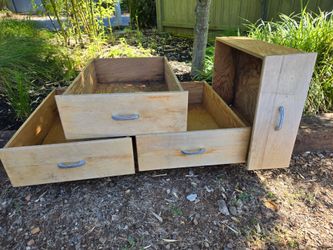 Large Wood Drawers