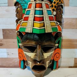 Aztec Style Woodcarving From Mexico One Of A Kind #shop13
