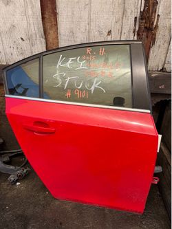 2013 - 2016 Chevrolet Cruze Rear Door passenger side Red
