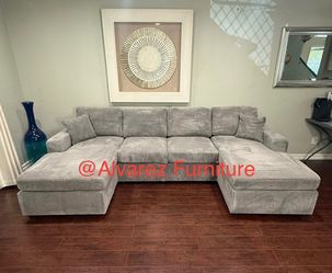 Corduroy sectional sofa