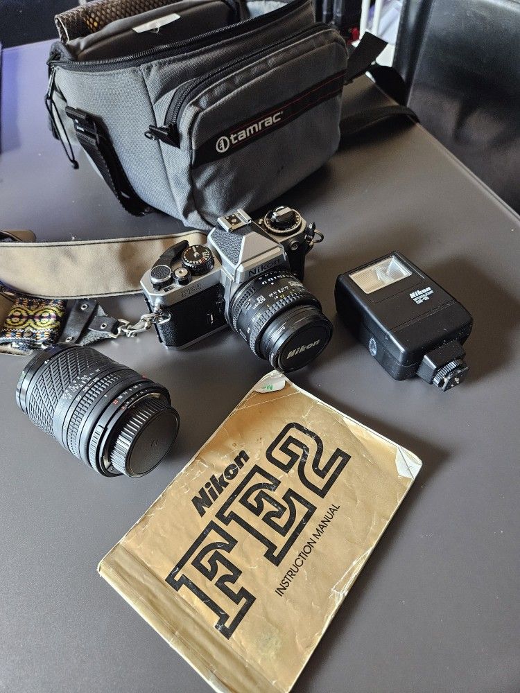 Nixon FE2 Camera 1985 W Lenses