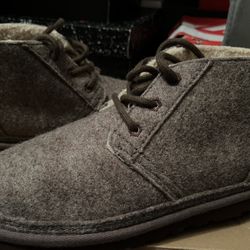 Ugg Wool Brw Ankle Booties Size 9 Women 