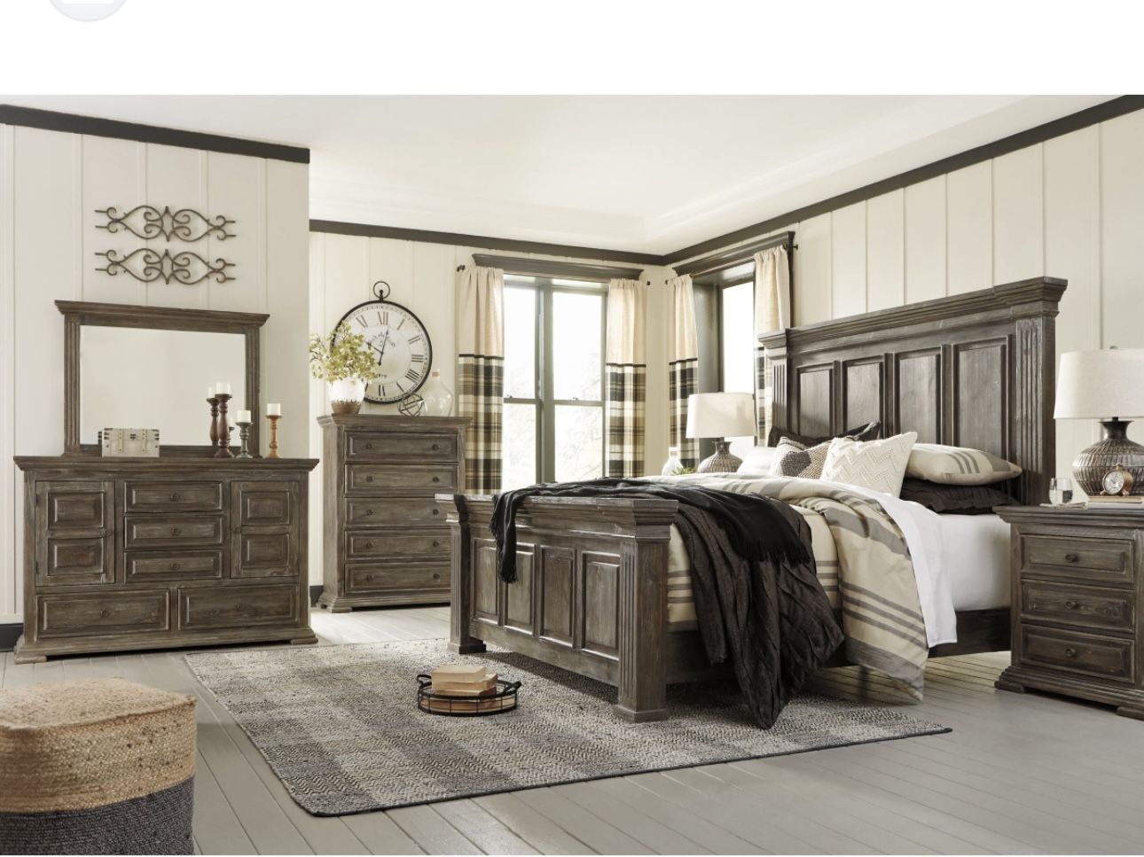 Beautiful Rustic King Bedroom Set