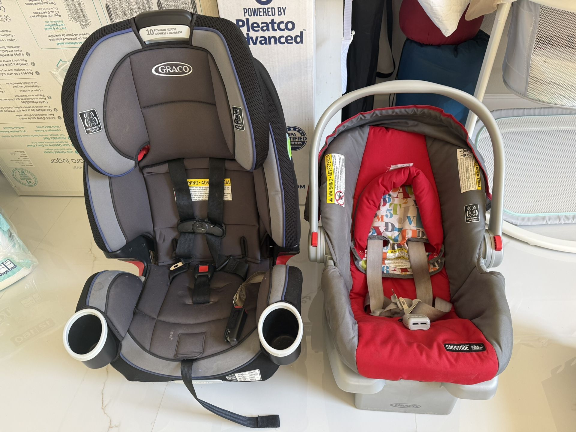 Graco Baby and Toddler Car Seats- $100 For Both-Pick Up Only