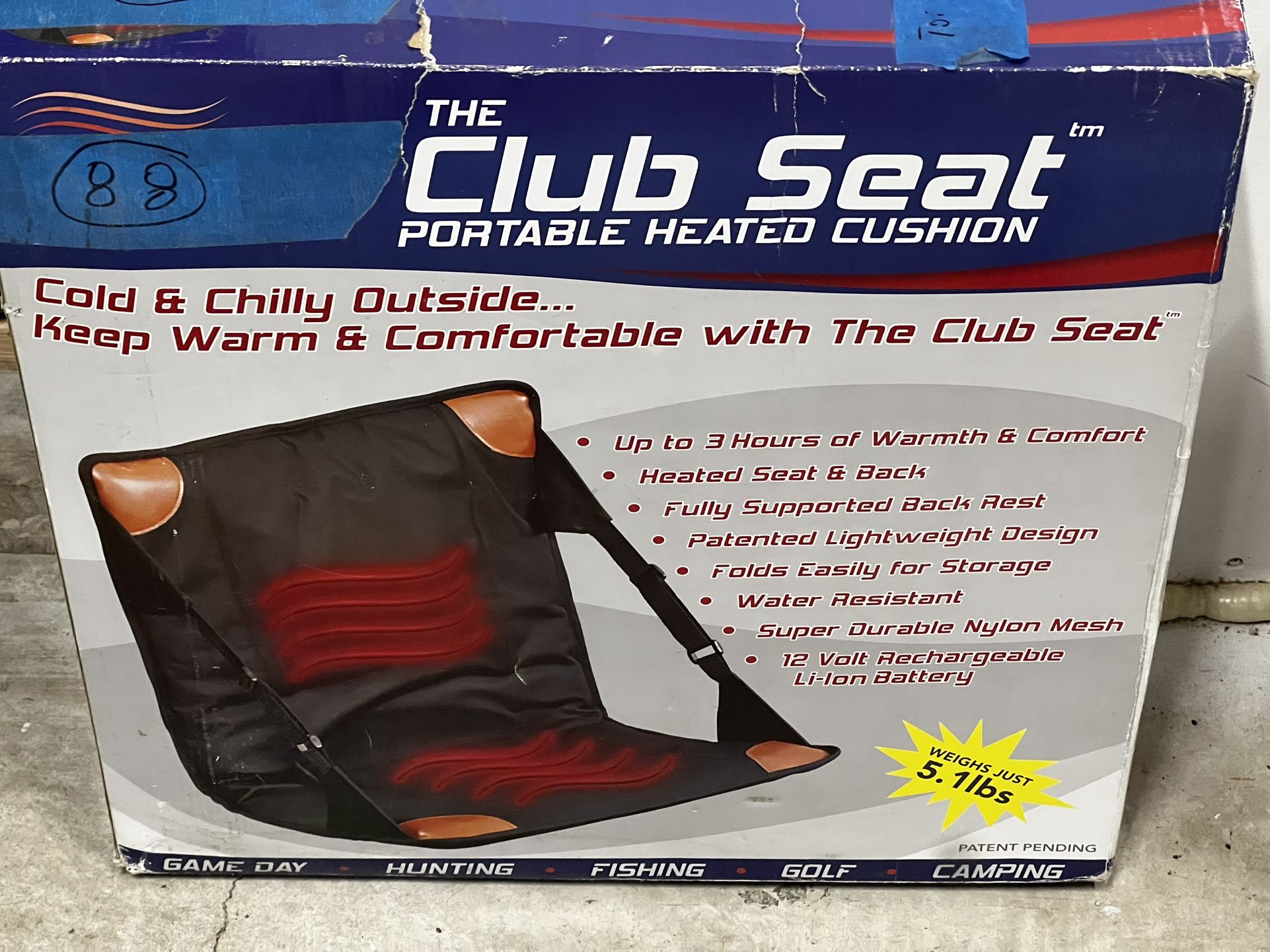 2 One Slightly Used One Never Seat Heaters For Outdoors