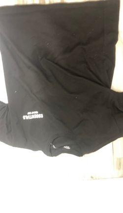 Essentials Black graphic Tee Small