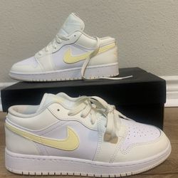Jordan 1 Low 4Y White /yellow 