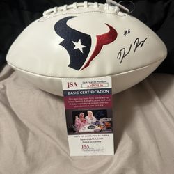 Denzel Perryman Signed Football With Authenticity 