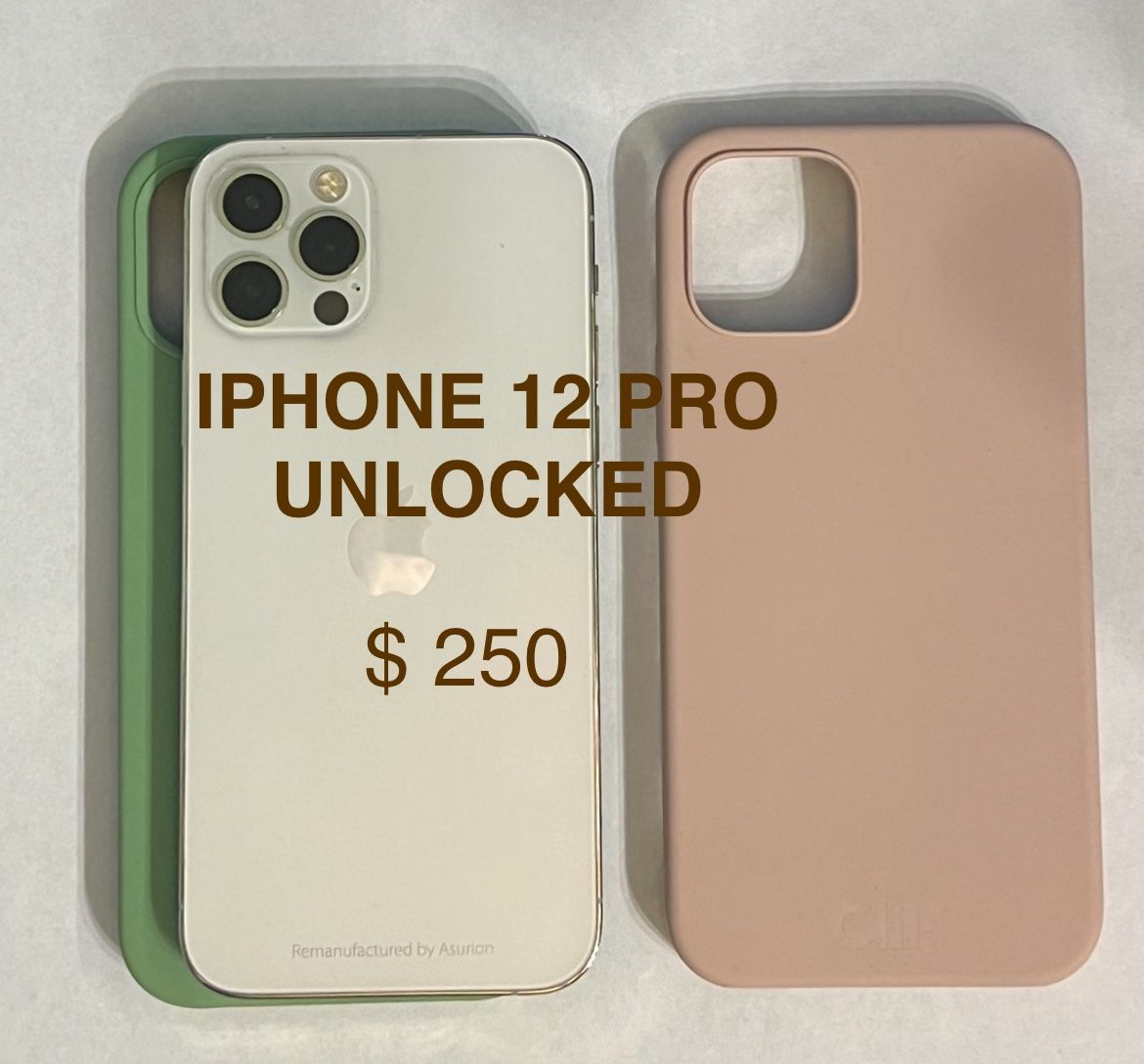 UNLOCKED WORLDWIDE, IPHONE 12 PRO.128 GB.