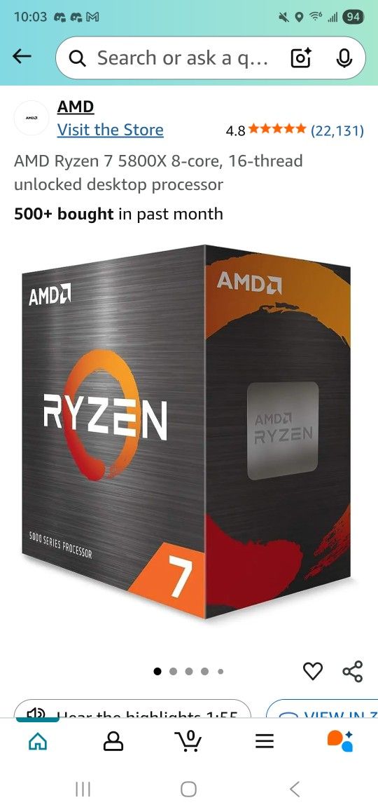 CPU Ryzen 7