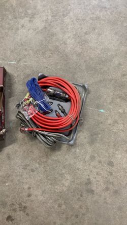 600 watt amp installation kit/ wiring kit for amp to radio