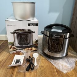 9-in-1 Electric Pressure Cooker 6Qt – 14 Presets Multi-Cooker, Non-Stick Pot