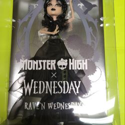 Mattel Monster High Dolls Wednesday (TV Series 2022)