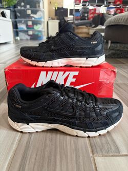 Men's Nike P-6000 SE Shoes - Black Metallic Gold Gum - Size 7.5, 9, 10, 12