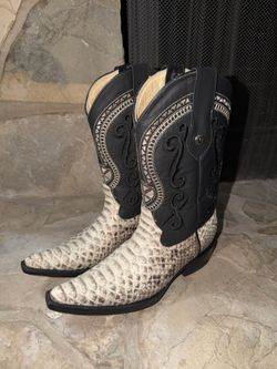 Exotic Python Snake Boots