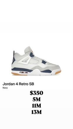 Jordan 4 Retro SB Navy