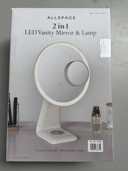 Allspace 2 in 1 LED Vanity Mirror & Lamp