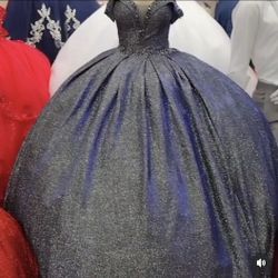 XV Sparkly Midnight Dress