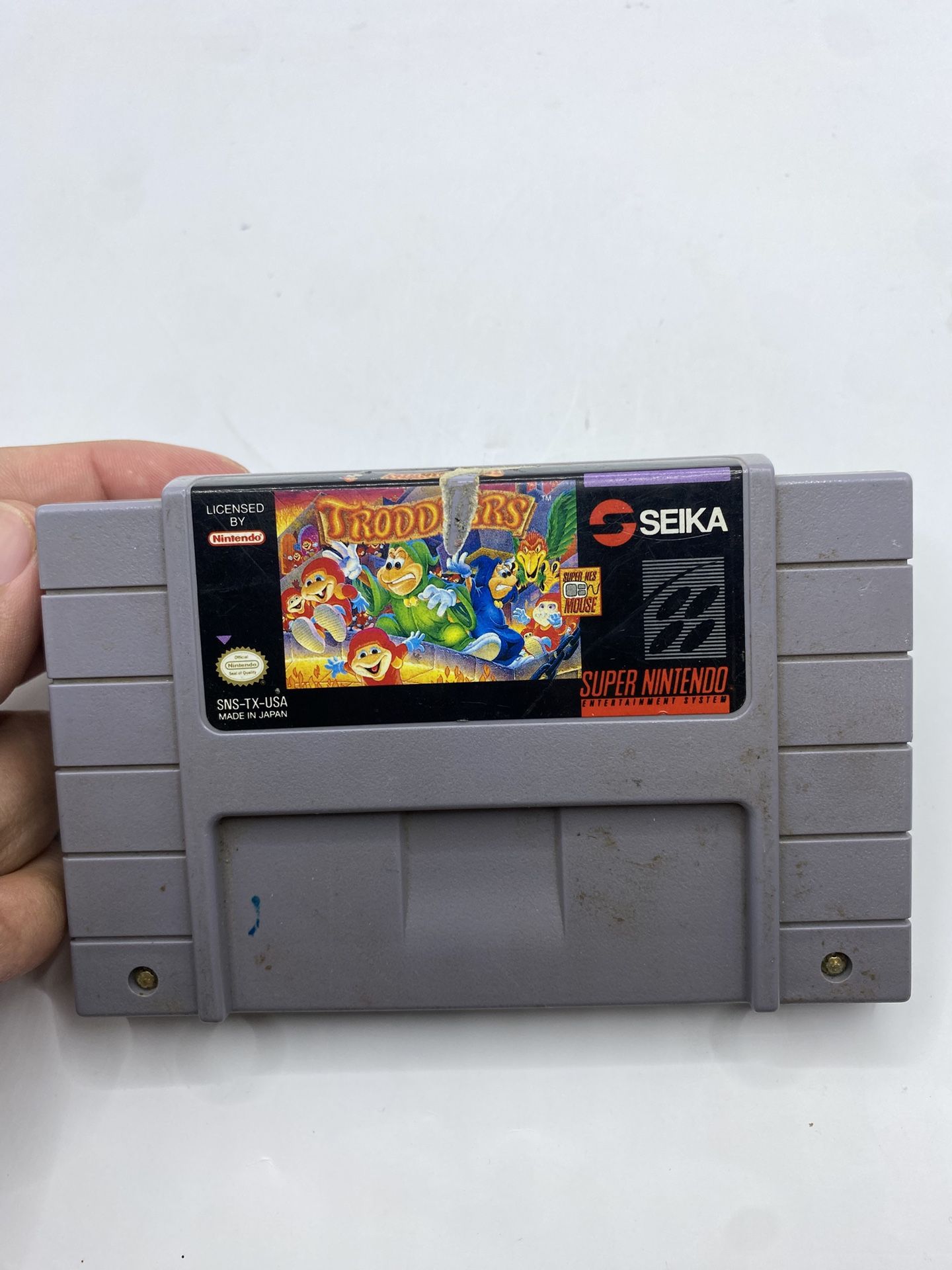 Troddlers - Authentic Super Nintendo Game SNES - Tested Retro