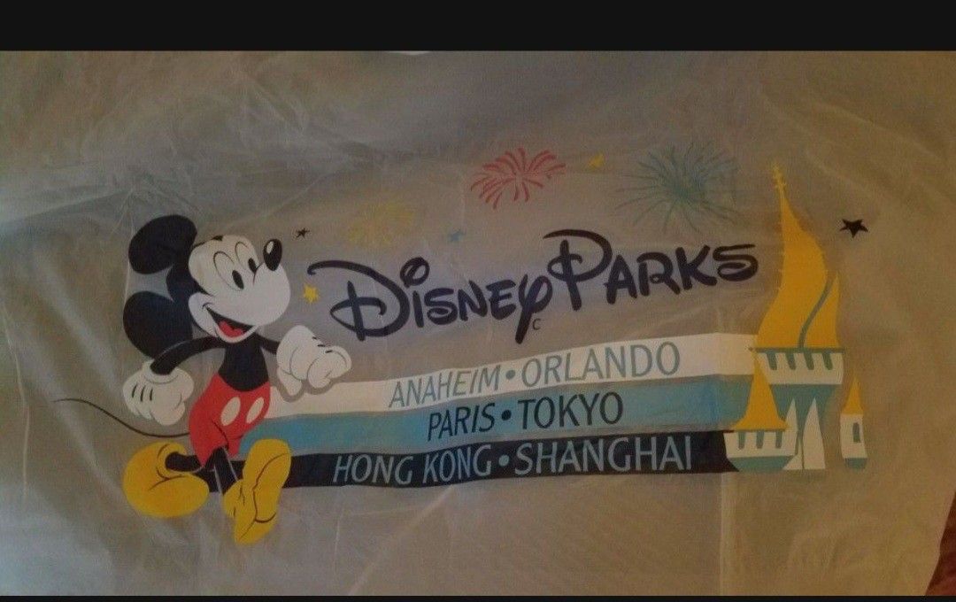 Disney Parks Clear Hooded Rain Poncho. Youth Size. $6 Each 2 Available
