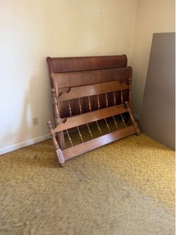 Wood bed frames