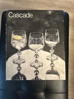 Cascade Fine Lead Crystal Goblets Set of 6