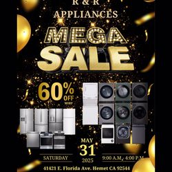 R & R Appliances In Hemet MEGA SALE