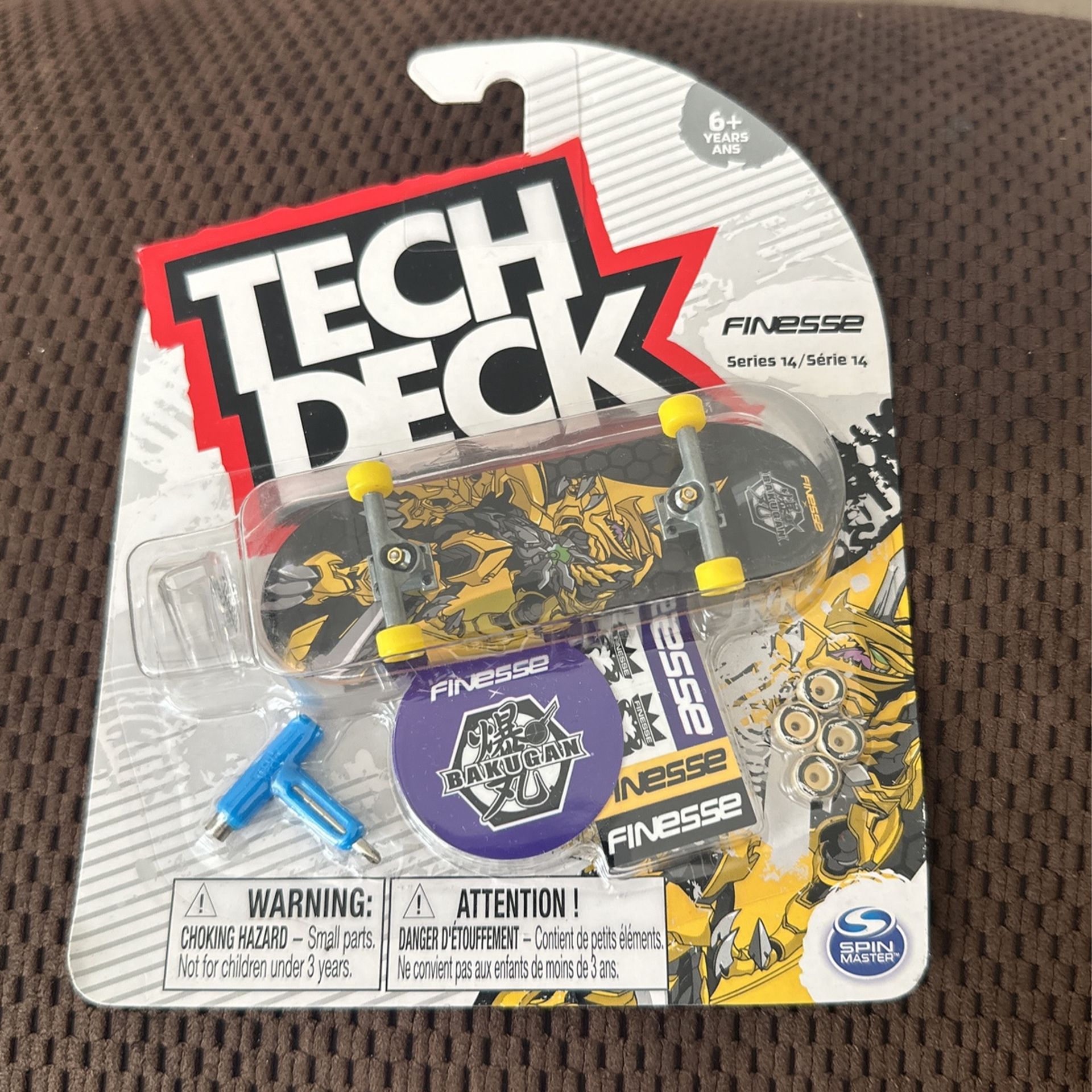 Finesse X Bakugan Limited Edition Tech Deck Series 14 (Rare)