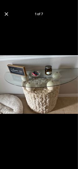Glass top set
