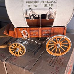 Vintage Ghirardelli Coverd Wagon 