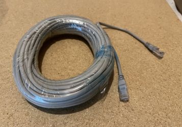 Long Gray Ethernet Cables
