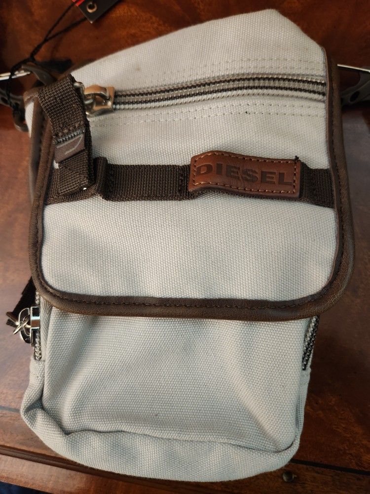 DIESEL CANVAS BAG WITH STRAP FOR MEN'S #A0323