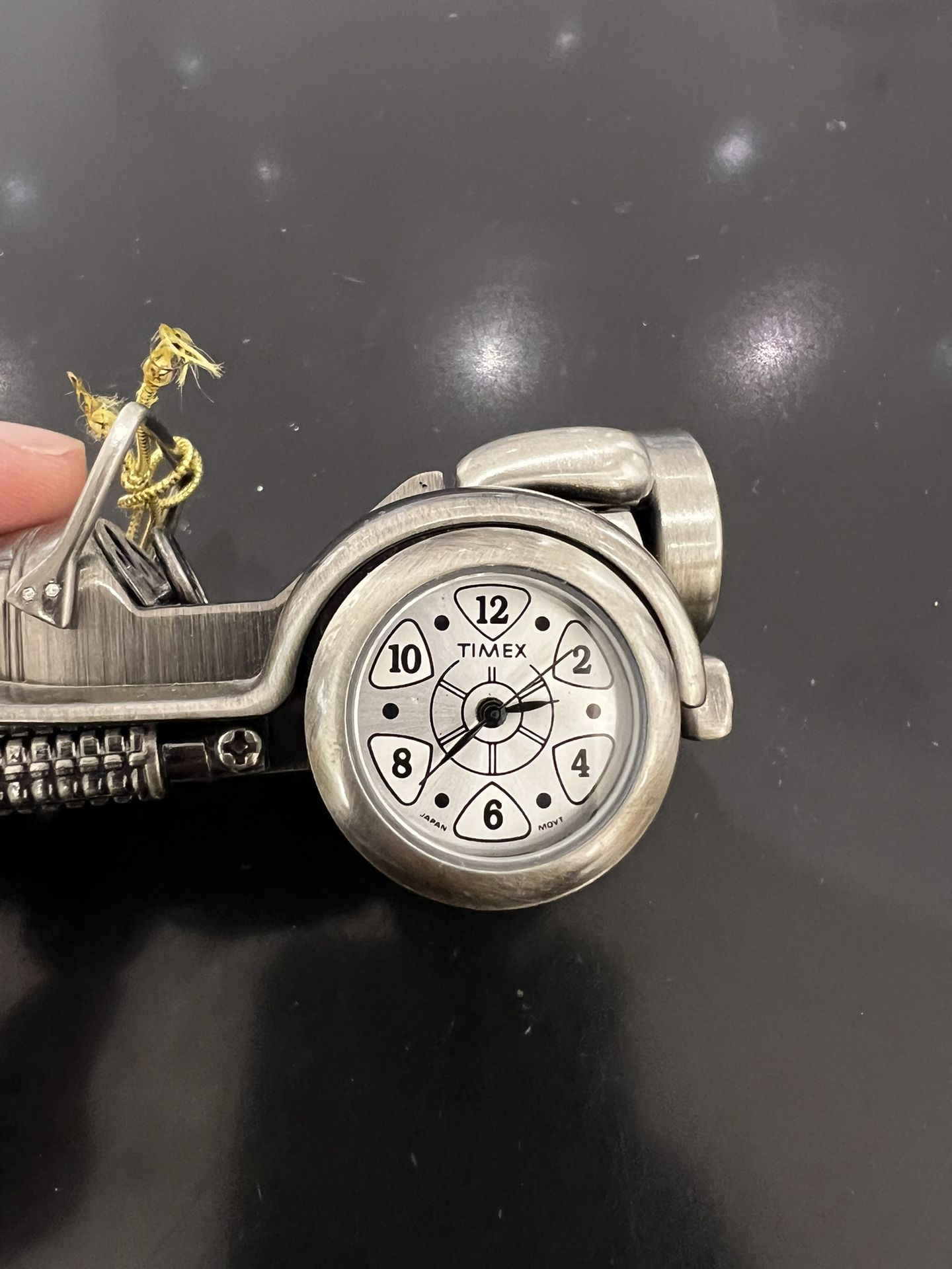 Vintage Timex Collector Mini Clock Car