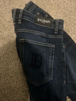 Balmain blue jeans