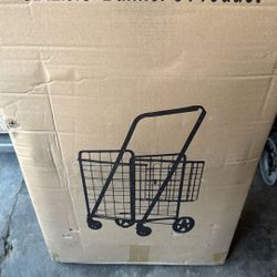 Jumbo Grocery Cart 320Lbs Max Weight 