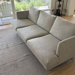 Beautiful Mid Century Grey 3-seater Sofa
