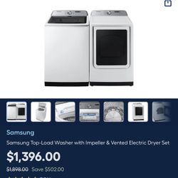 Samsung Washer And Dryer 