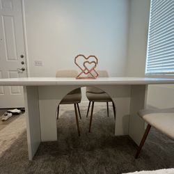 White Table