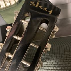 Acoustic Guitar And Electric Guitar 