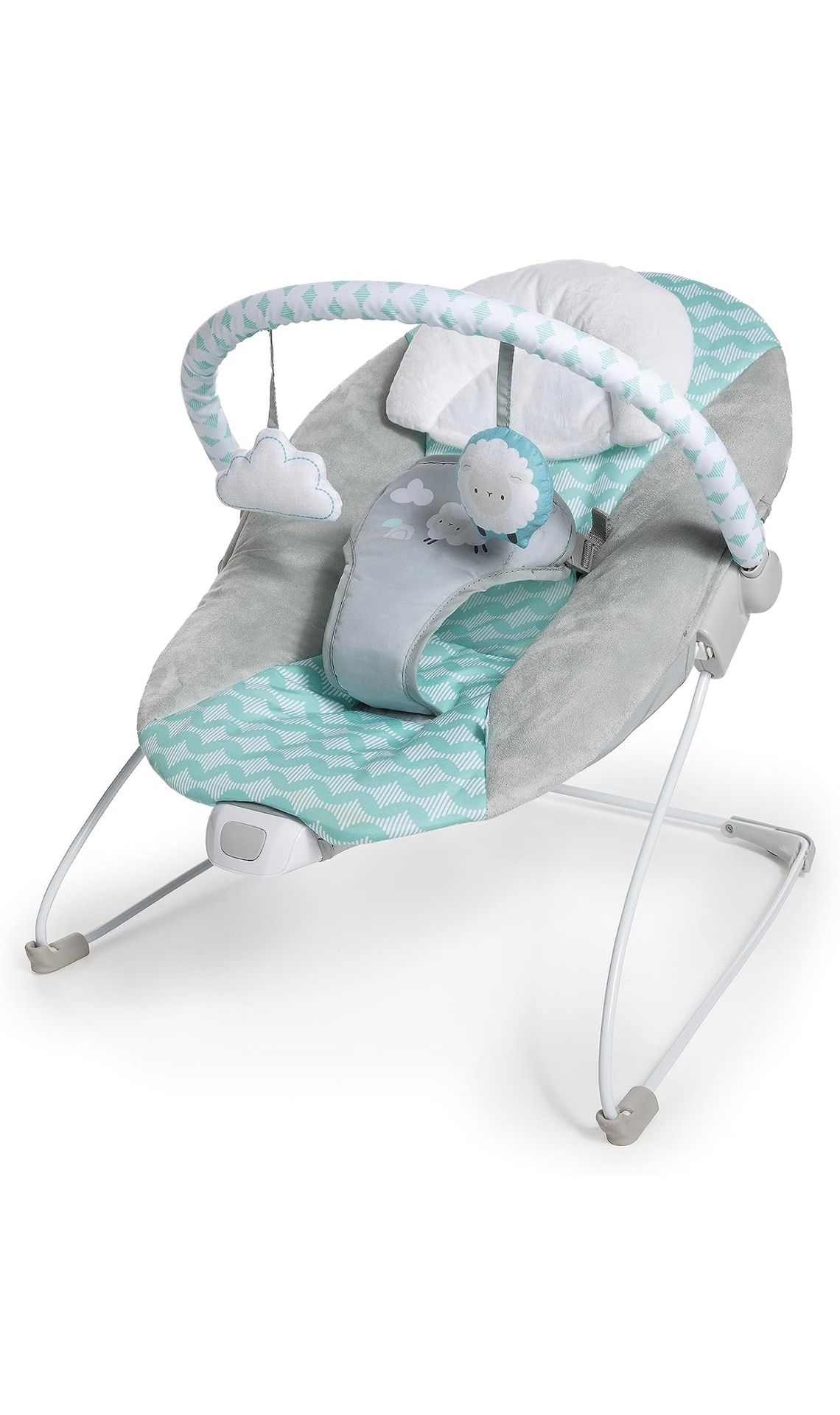 Ingenuity Ity Bouncity Bounce Vibrating Deluxe Baby Bouncer Seat, 0-6 Months Up to 20 lbs