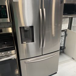 Stainless Steel 27 Cu. Ft. 3-Door French Door Refrigerator 