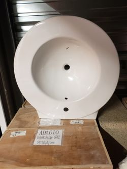 Brand New Suneli 27.5" Diameter Porcelain Sink