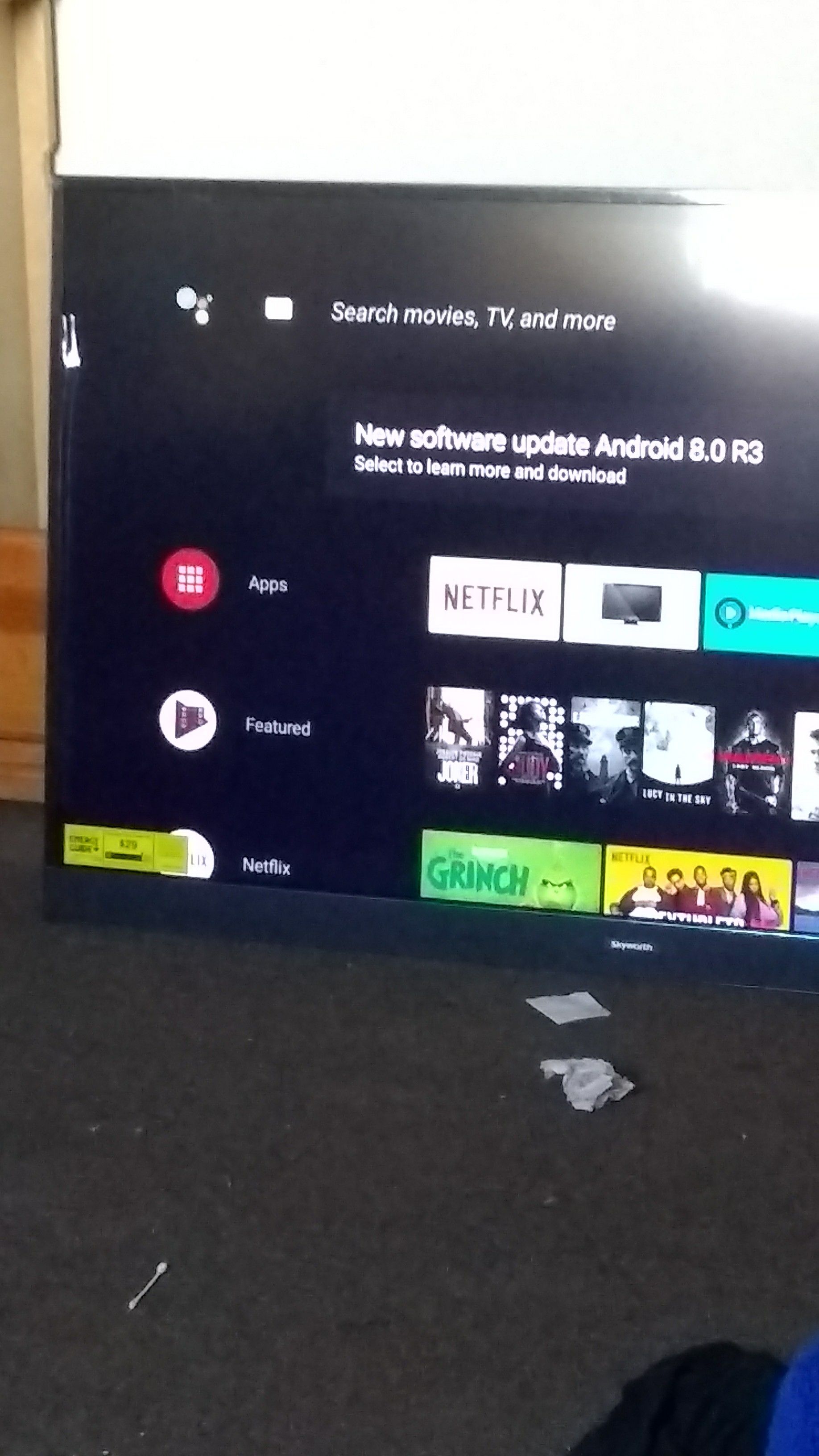 ANDROID SMART TV , SKYWORTH 55 iNCH TV