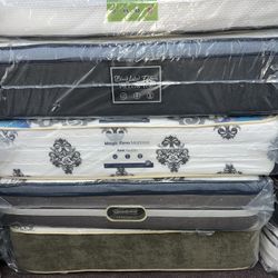 Mattress With Box Spring And Bed Frame Beds 